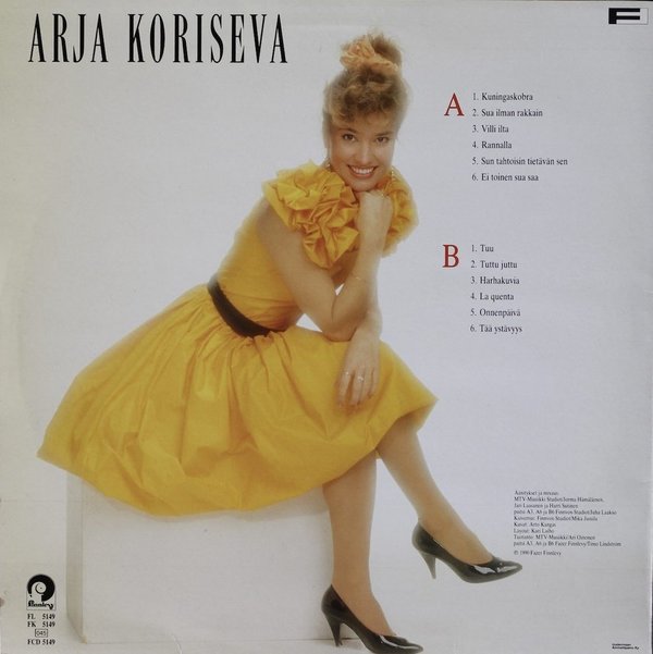 Arja Koriseva: Arja Koriseva LP (Käyt)